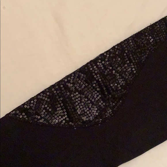 NWOT bebe black leggings with black sequins - Picture 5 of 10